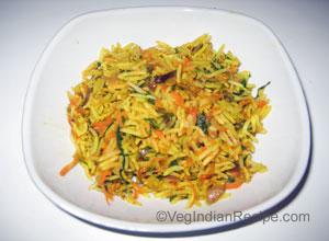 Spinach Carrot Pulav Recipe